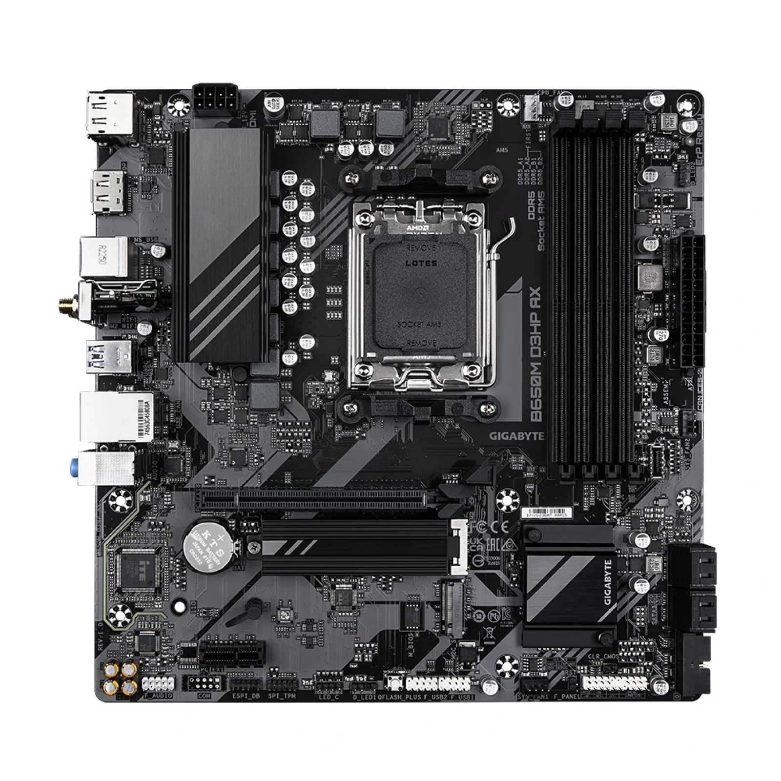 Материнская плата Gigabyte B650M D3HP AX Socket AM5 UA