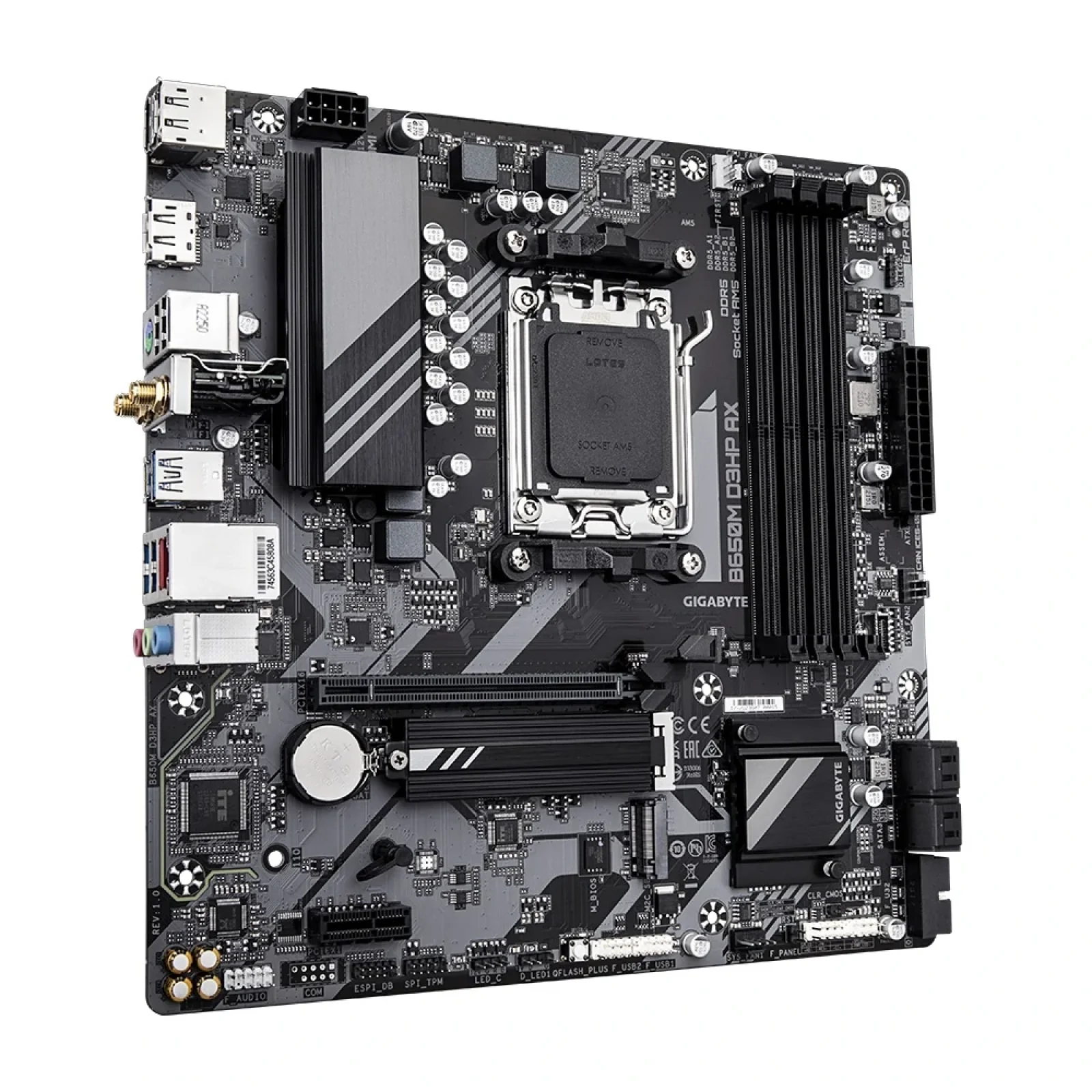 Материнская плата Gigabyte B650M D3HP AX Socket AM5 UA