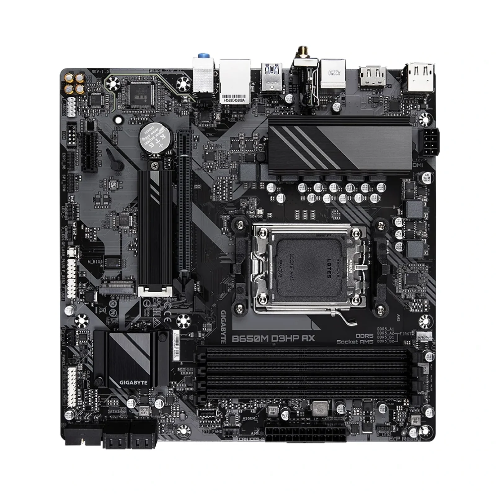 Материнская плата Gigabyte B650M D3HP AX Socket AM5 UA