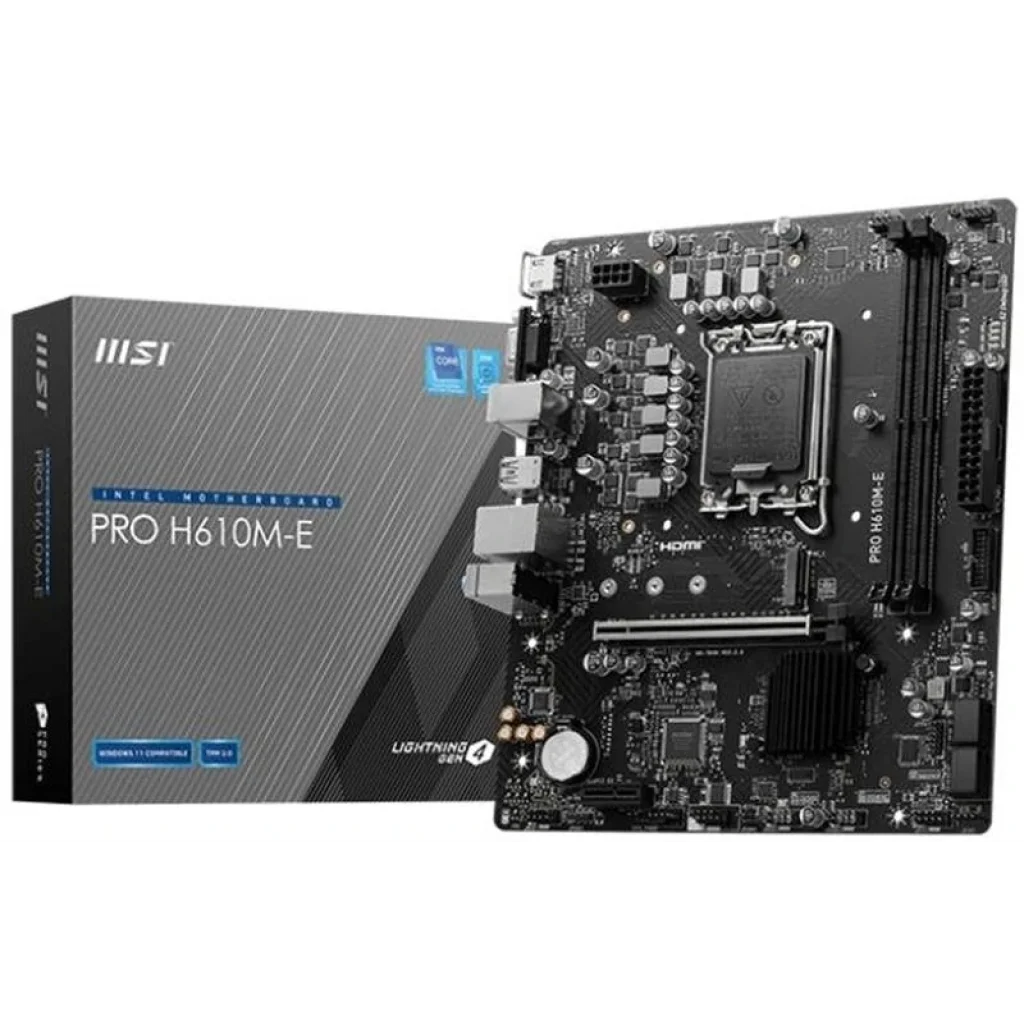 Материнська плата MSI Pro H610M-E Socket 1700 UA