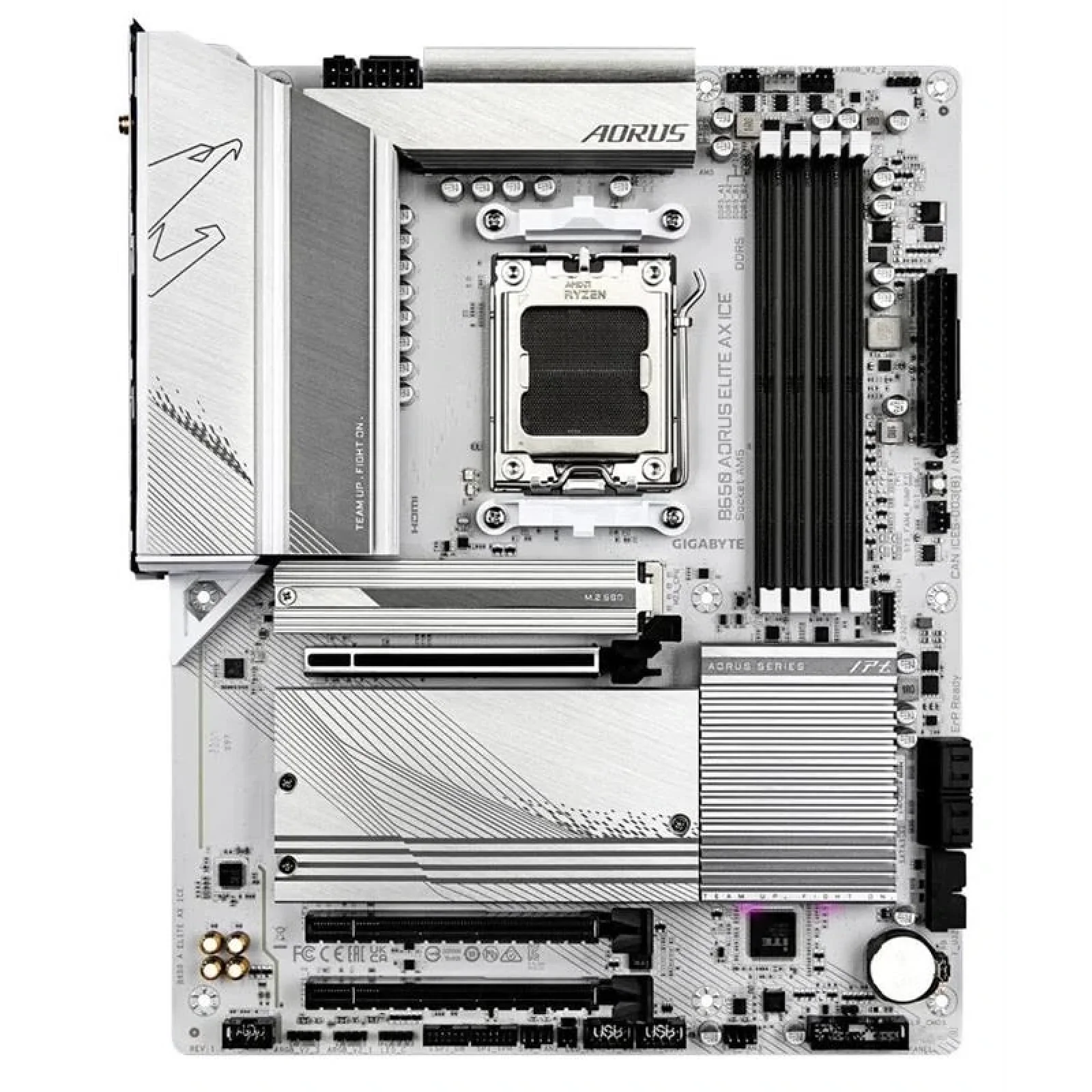Материнская плата Gigabyte B650 Aorus Elite AX Ice Socket AM5 UA