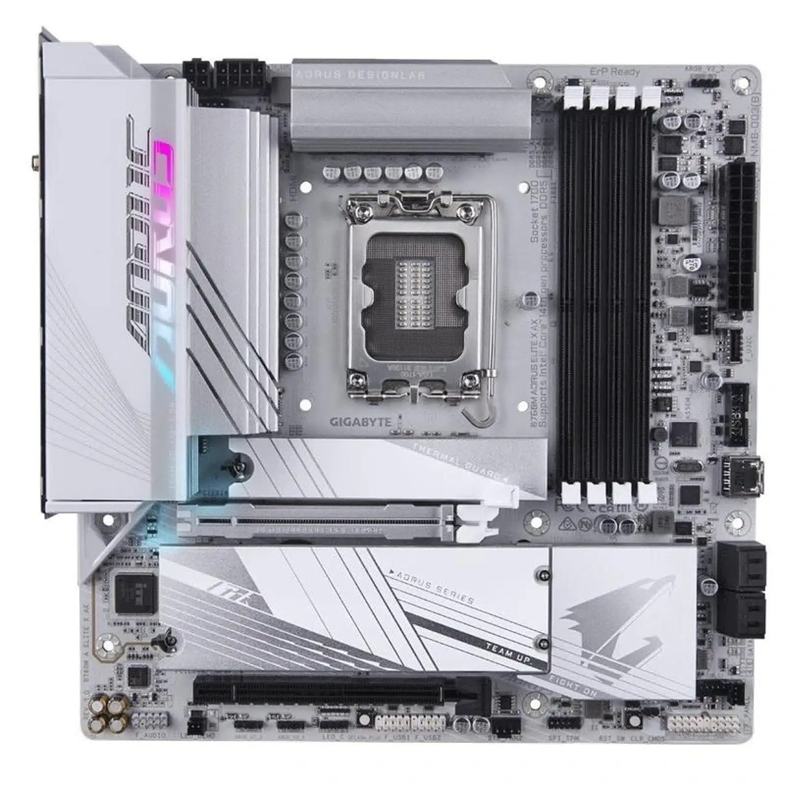 Материнська плата Gigabyte B760M Aorus Elite X AX Socket 1700 UA