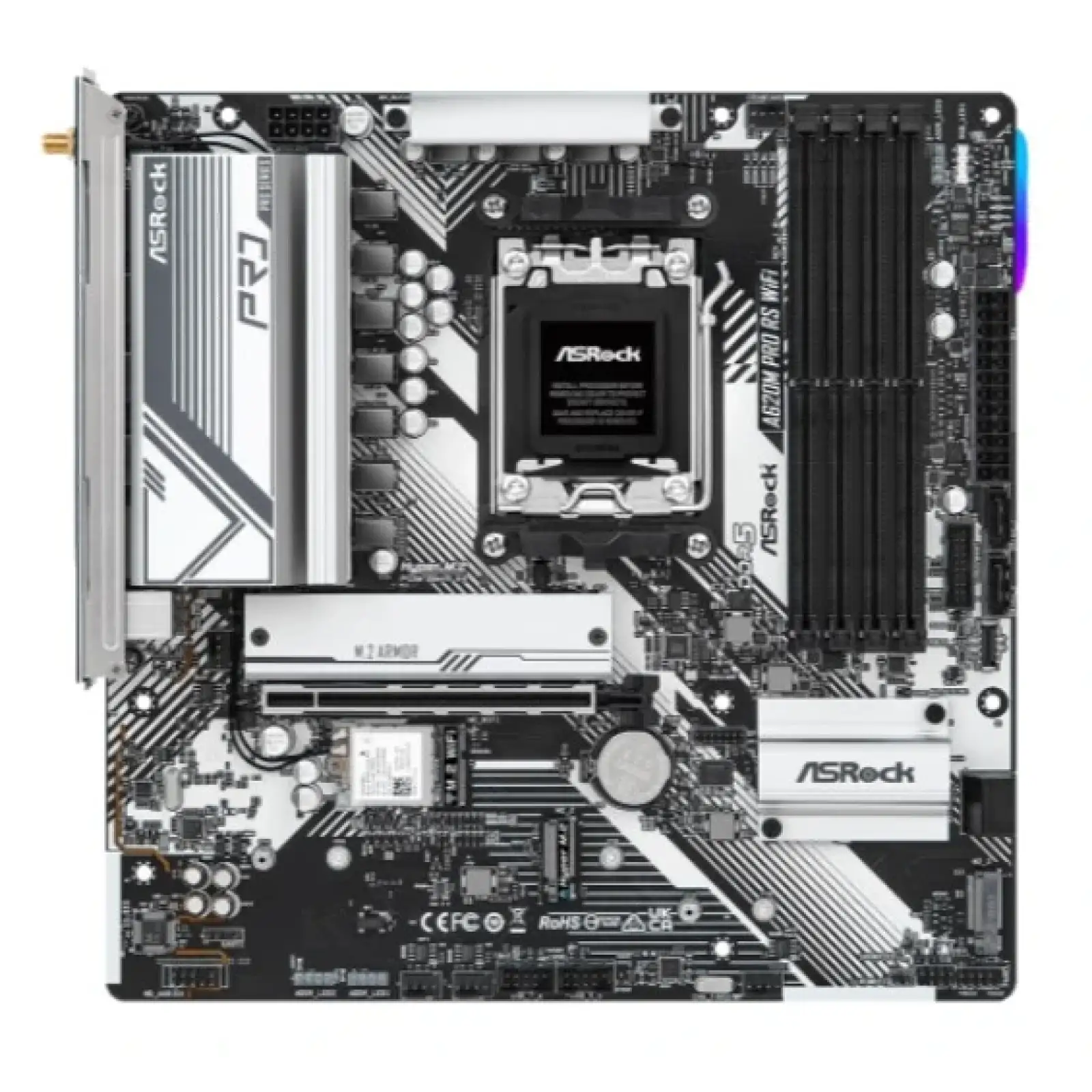 Материнська плата ASRock A620M Pro RS WiFi Socket AM5 UA