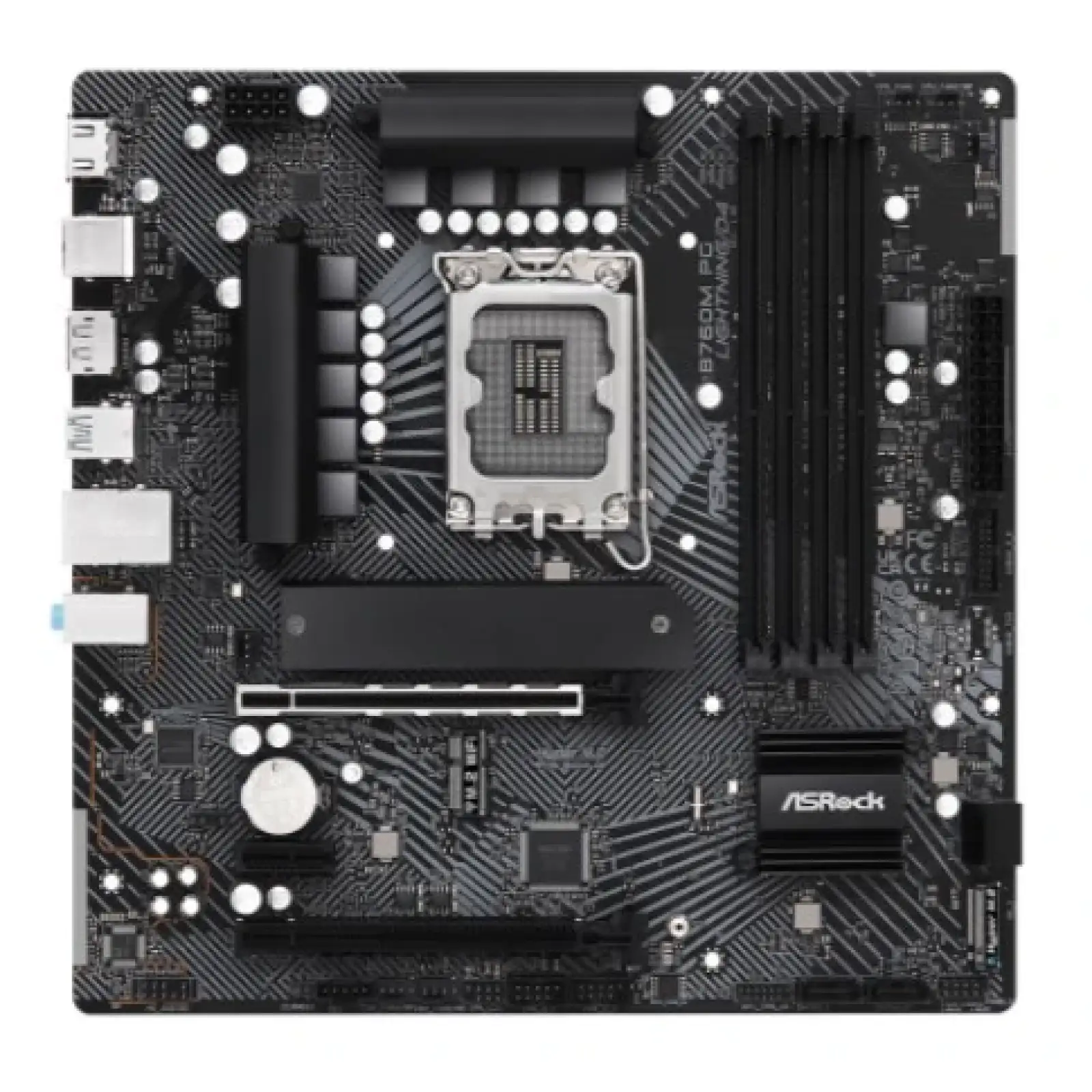 Материнська плата ASRock B760M PG Lightning/D4 Socket 1700 UA