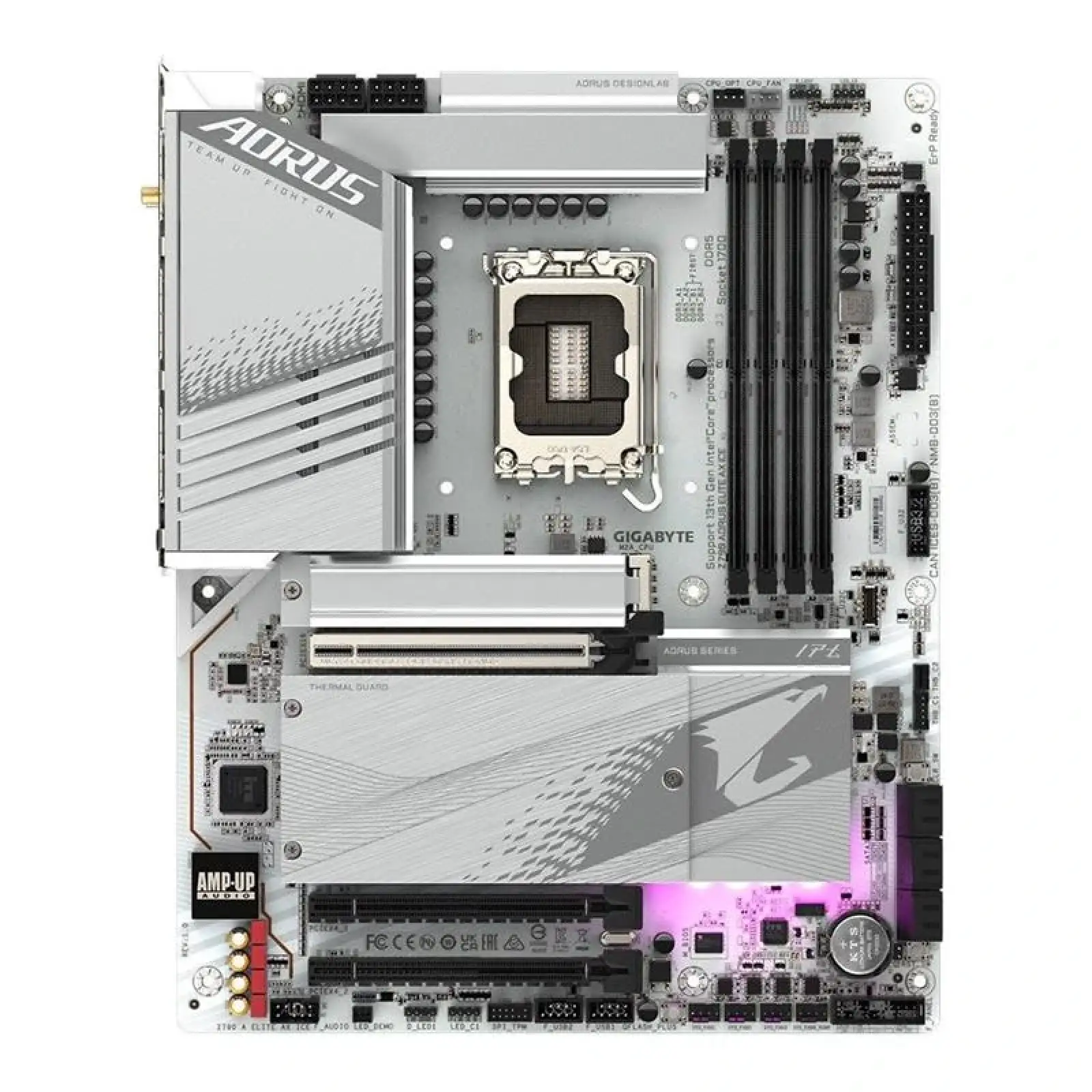 Материнська плата Gigabyte Z790 Aorus Elite AX Ice Socket 1700, Z790 A ELITE AX ICE UA