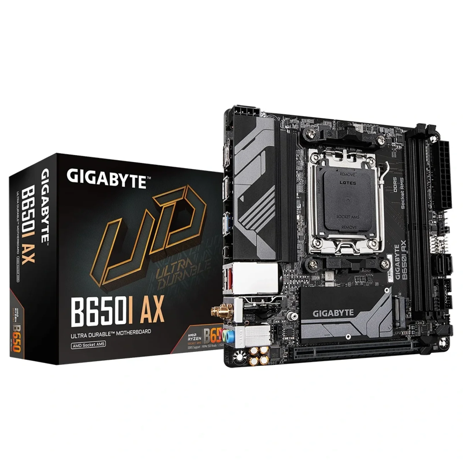 Материнская плата Gigabyte B650I AX Socket AM5 UA