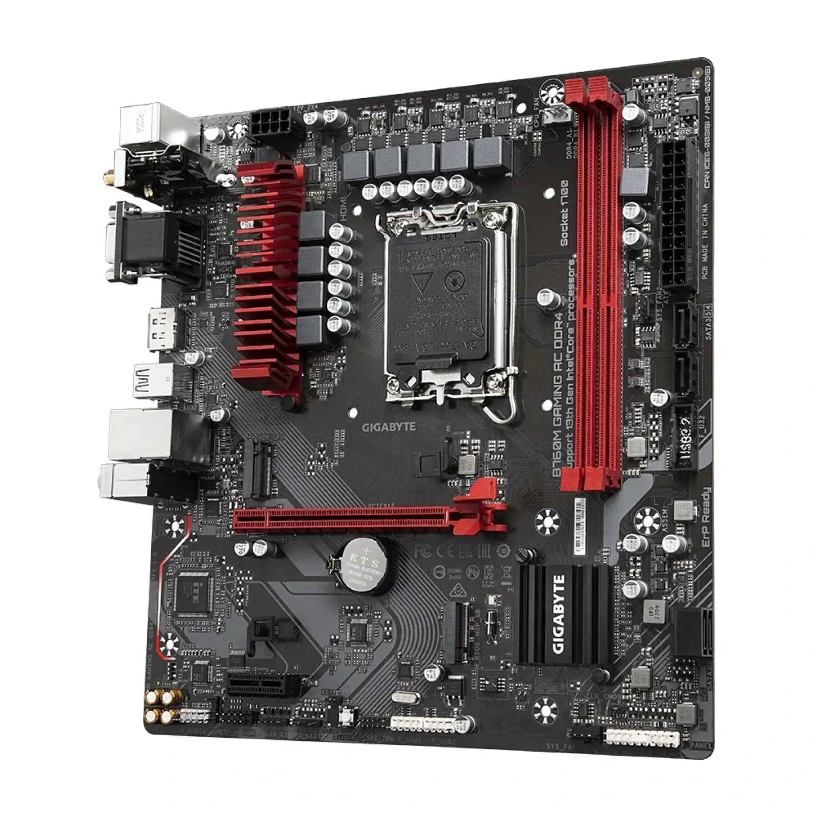 Материнська плата Gigabyte B760M Gaming AC DDR4 Socket 1700 UA