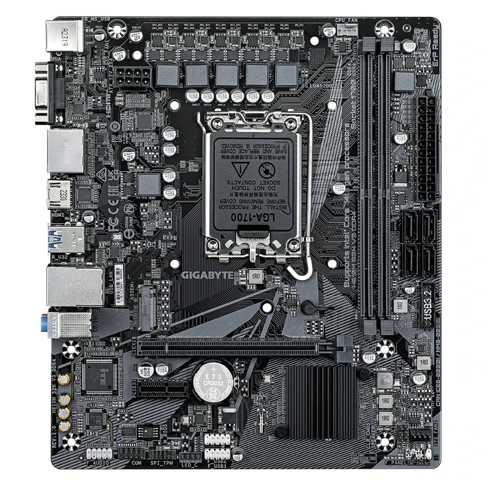 Материнская плата Gigabyte H610M S2H V3 DDR4 Socket 1700 UA