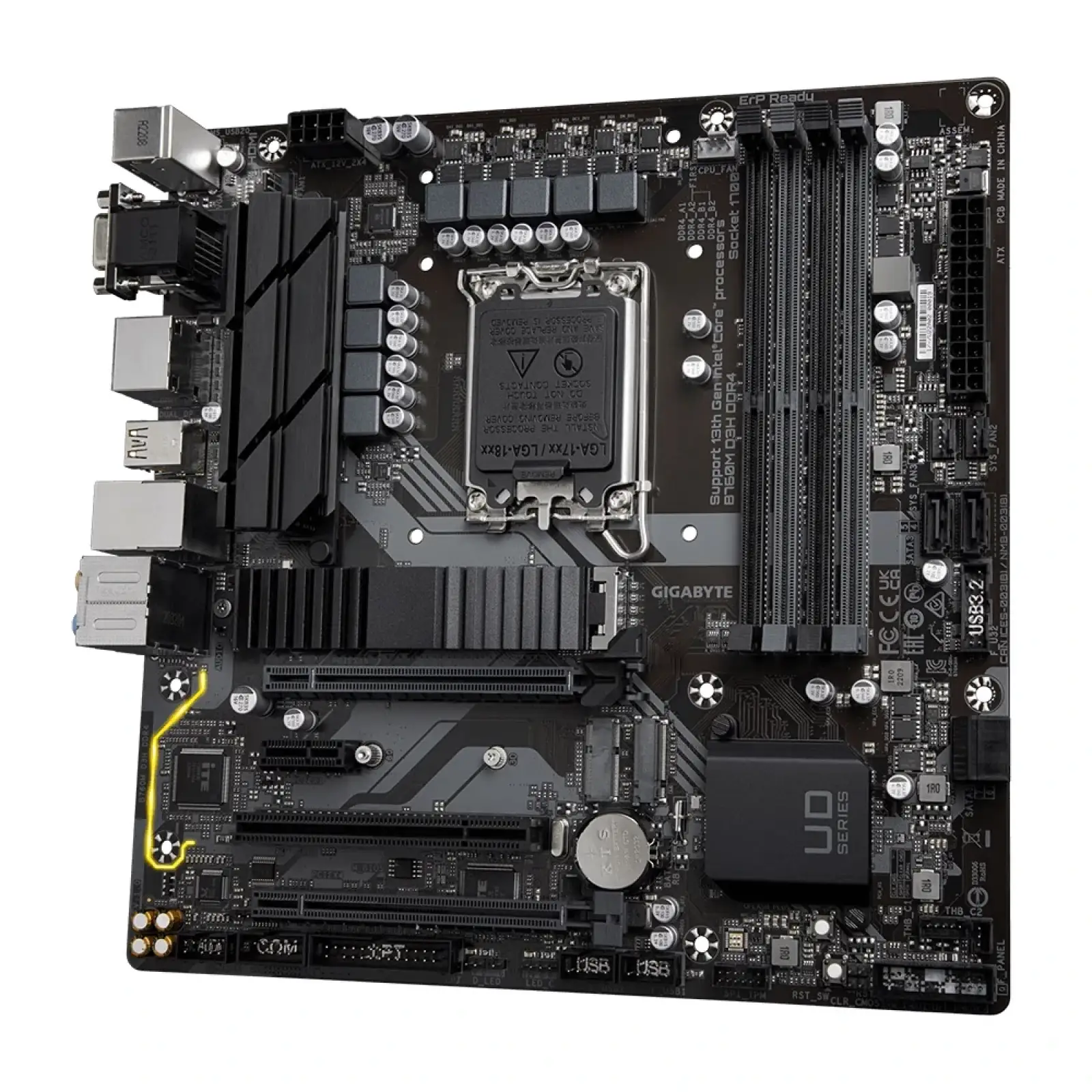 Материнская плата Gigabyte B760M D3H DDR4 Socket 1700 UA