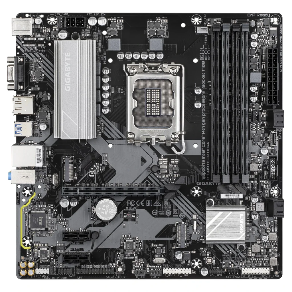 Материнська плата Gigabyte B760M D3HP DDR4 Socket 1700 UA