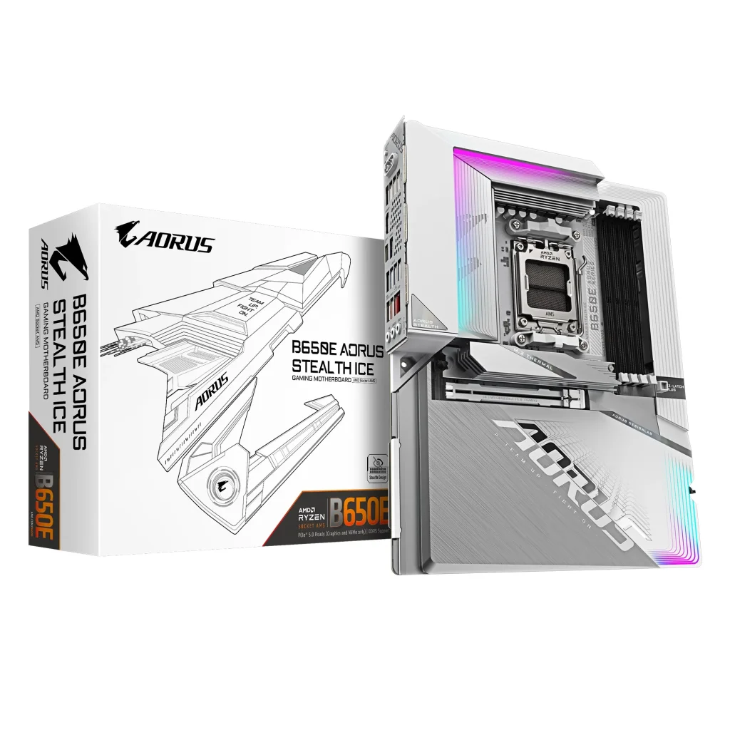 Материнська плата Gigabyte B650E A Stealth Ice Socket AM5 UA