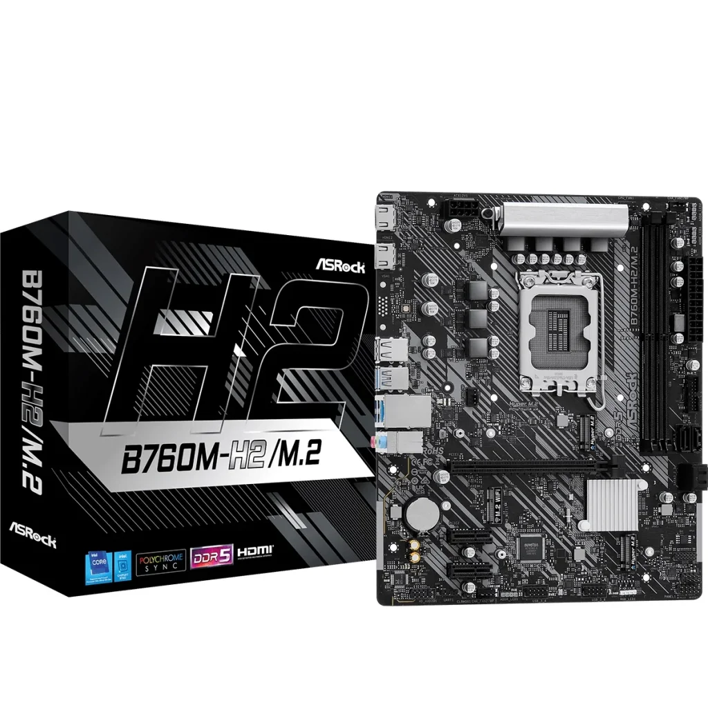 Материнская плата ASRock B760M-H2/M.2 Socket 1700 UA