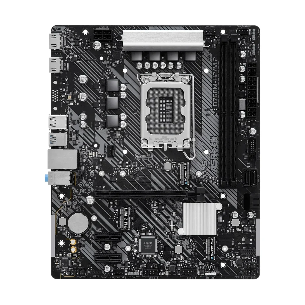 Материнская плата ASRock B760M-H2/M.2 Socket 1700 UA