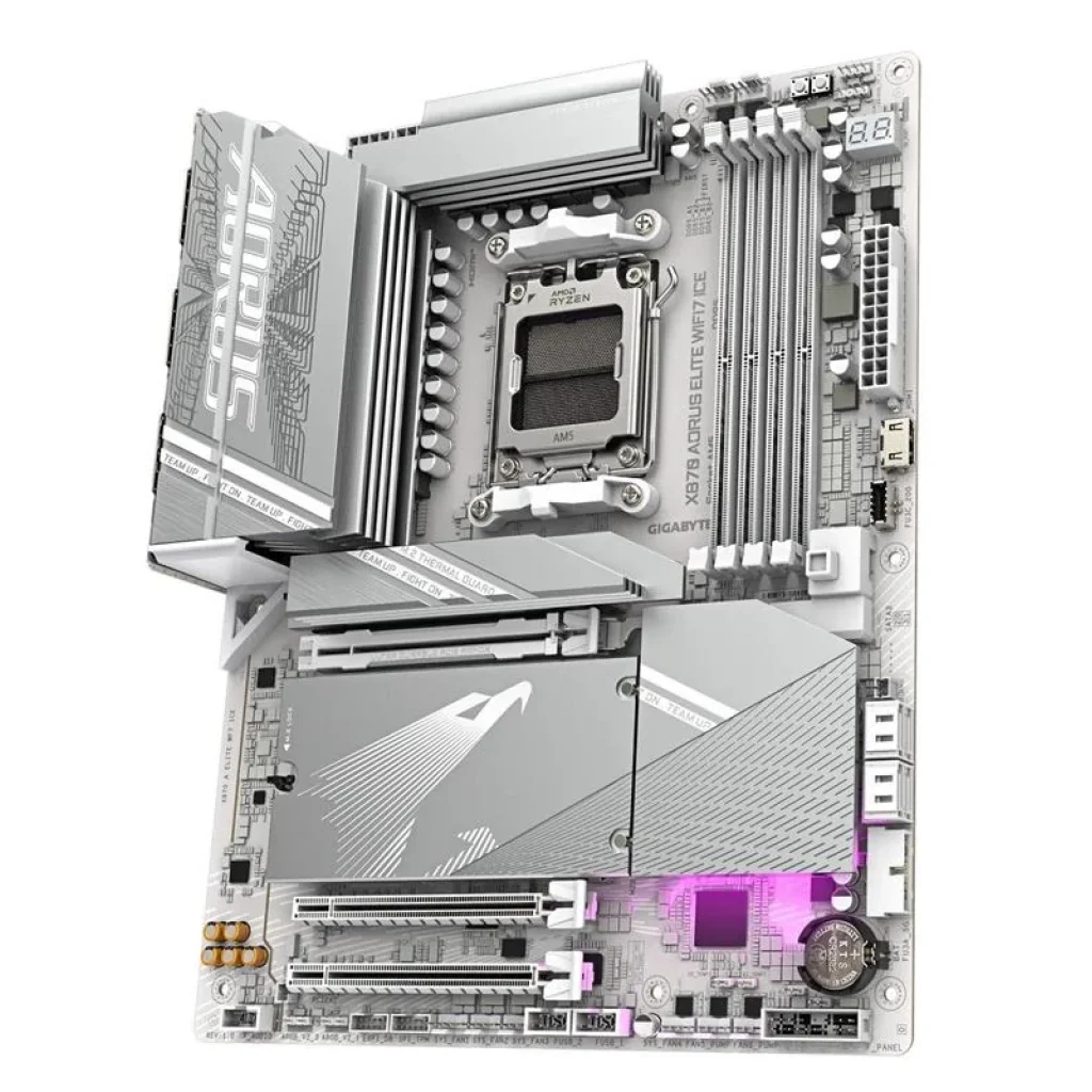 Материнская плата Gigabyte X870 Aorus Elite WiFi7 Ice Socket AM5, X870 A ELITE WF7 ICE UA