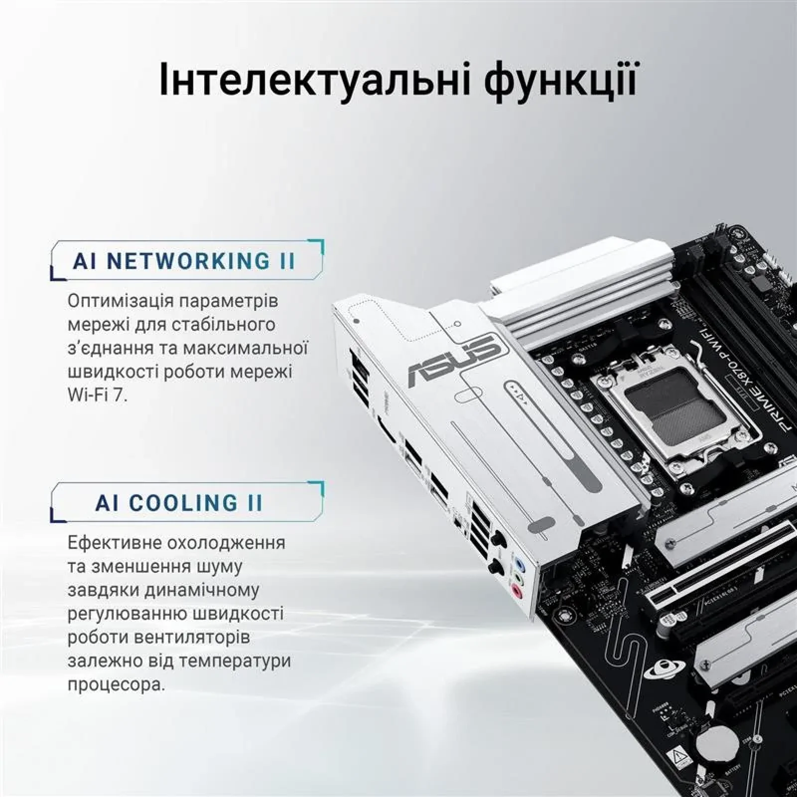 Материнская плата Asus Prime X870-P WiFi Socket AM5 UA