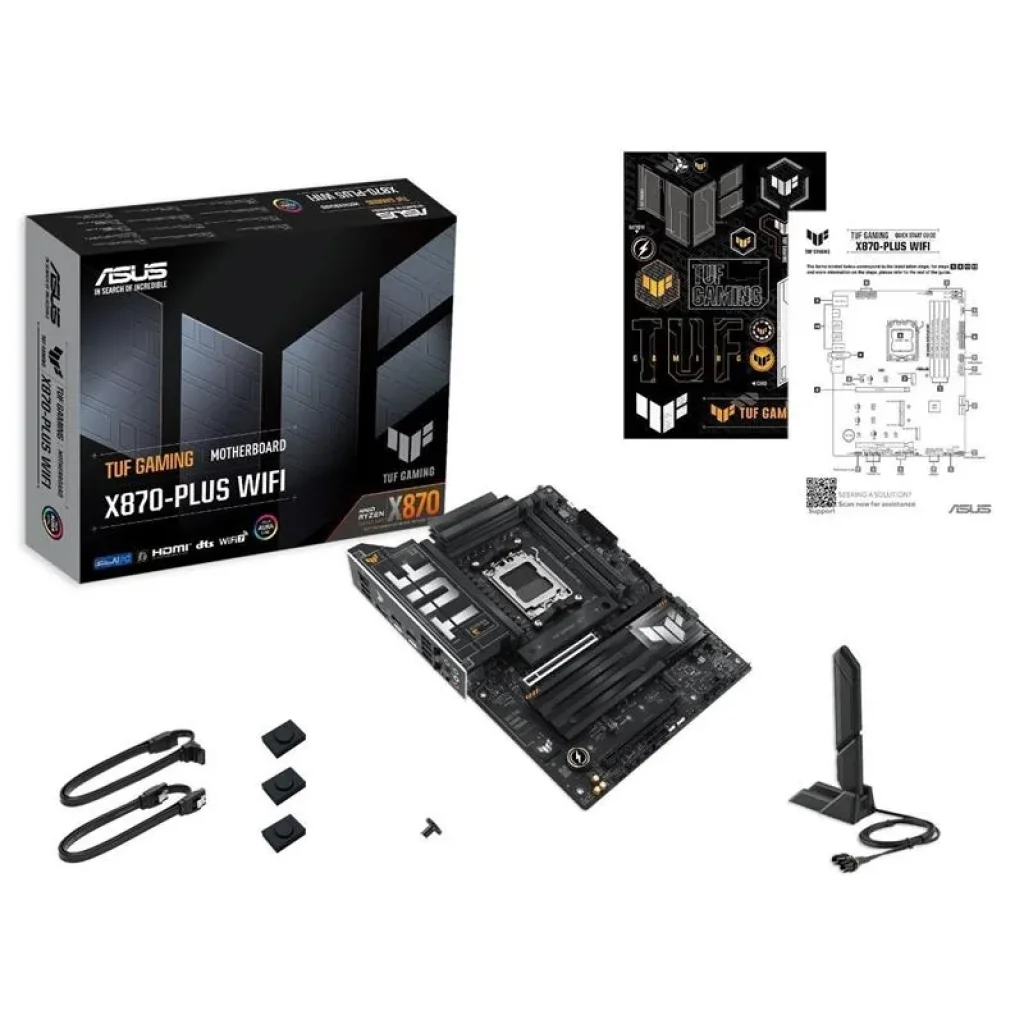 Материнская плата Asus TUF Gaming X870-Plus WiFi Socket AM5 UA