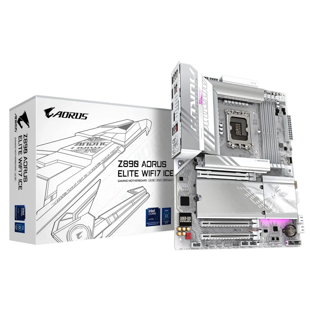 Материнська плата Gigabyte Z890 Aorus Elite WiFi7 Ice Socket 1851, Z890 A ELITE WF7 ICE UA