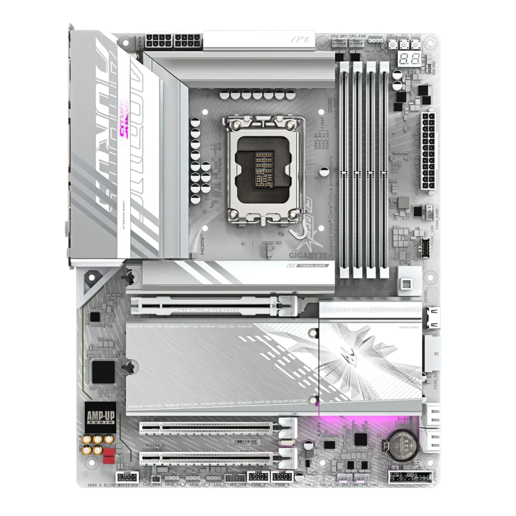 Материнська плата Gigabyte Z890 Aorus Elite WiFi7 Ice Socket 1851, Z890 A ELITE WF7 ICE UA