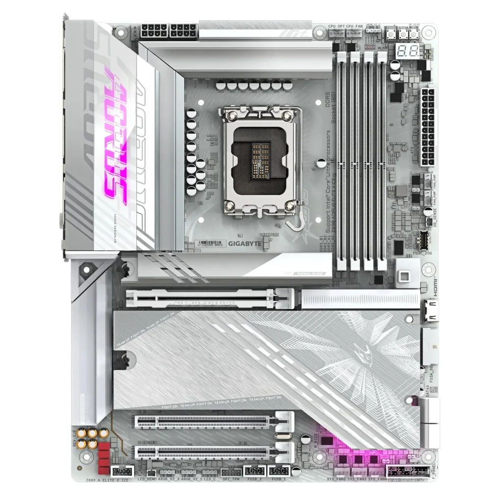 Материнская плата Gigabyte Z890 Aorus Elite X Ice Socket 1851, Z890 A ELITE X ICE UA