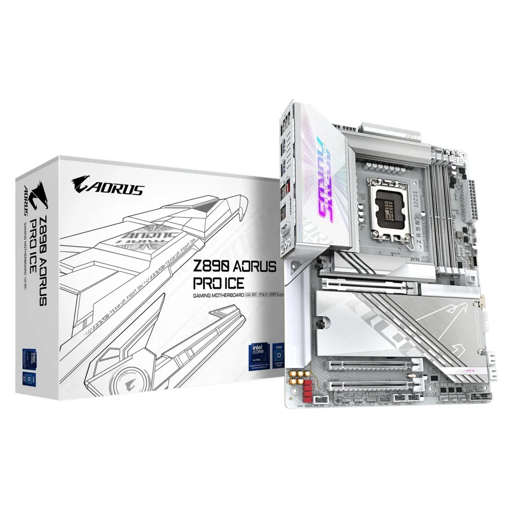 Материнська плата Gigabyte Z890 Aorus Pro Ice Socket 1851 UA