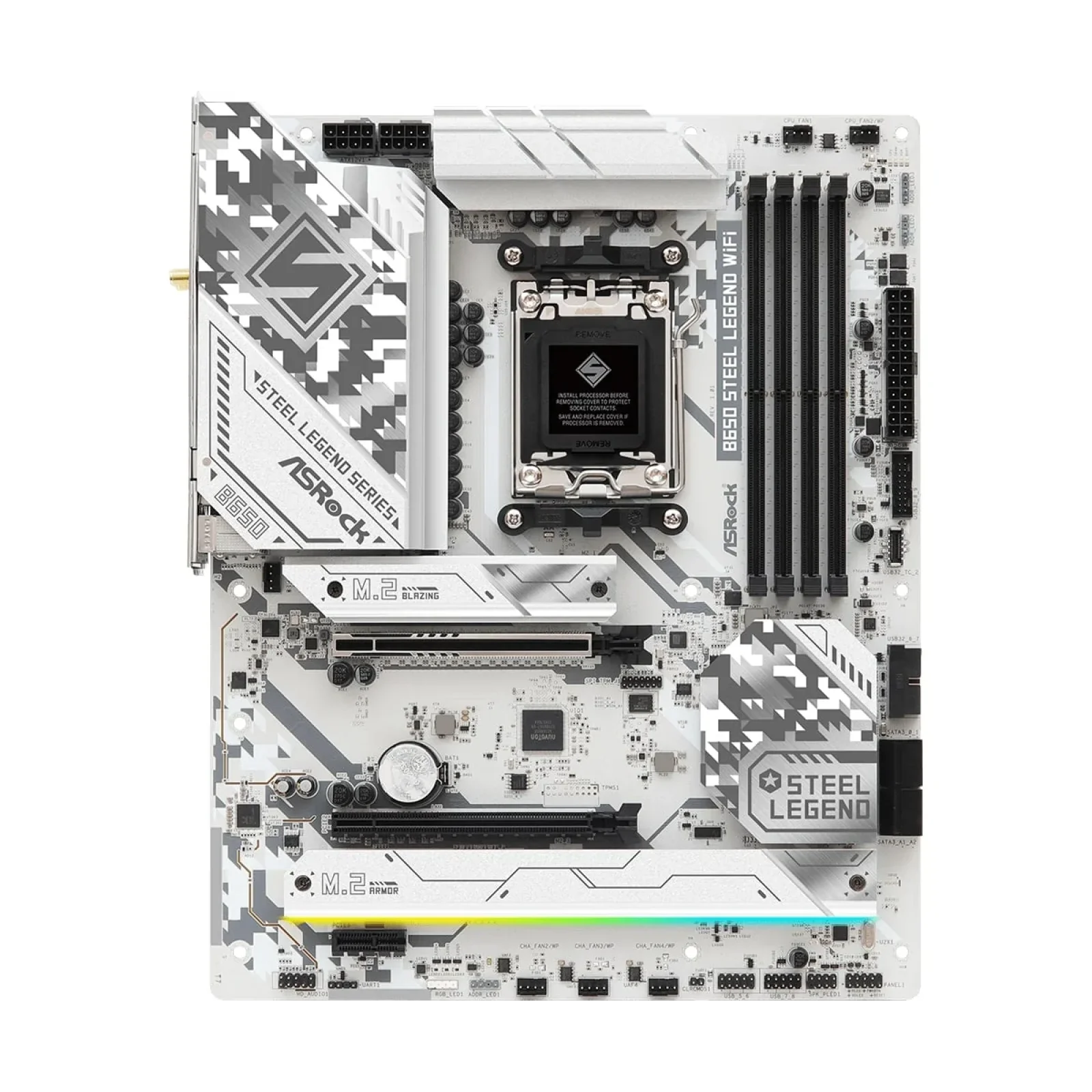 Материнская плата ASRock B650 Steel Legend WiFi Socket AM5 UA