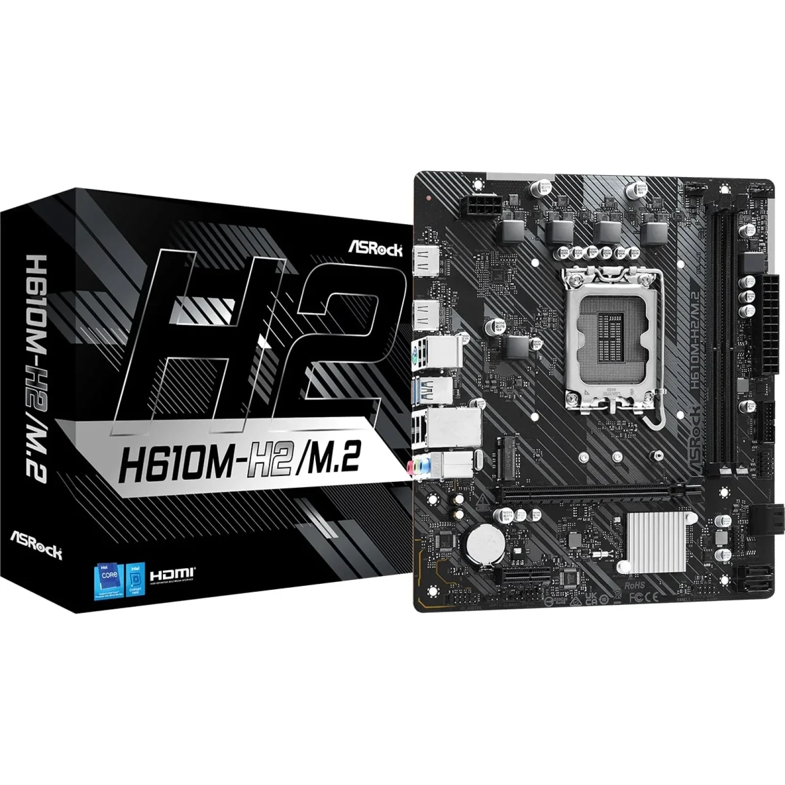 Материнська плата ASRock H610M-H2/M.2 Socket 1700 UA