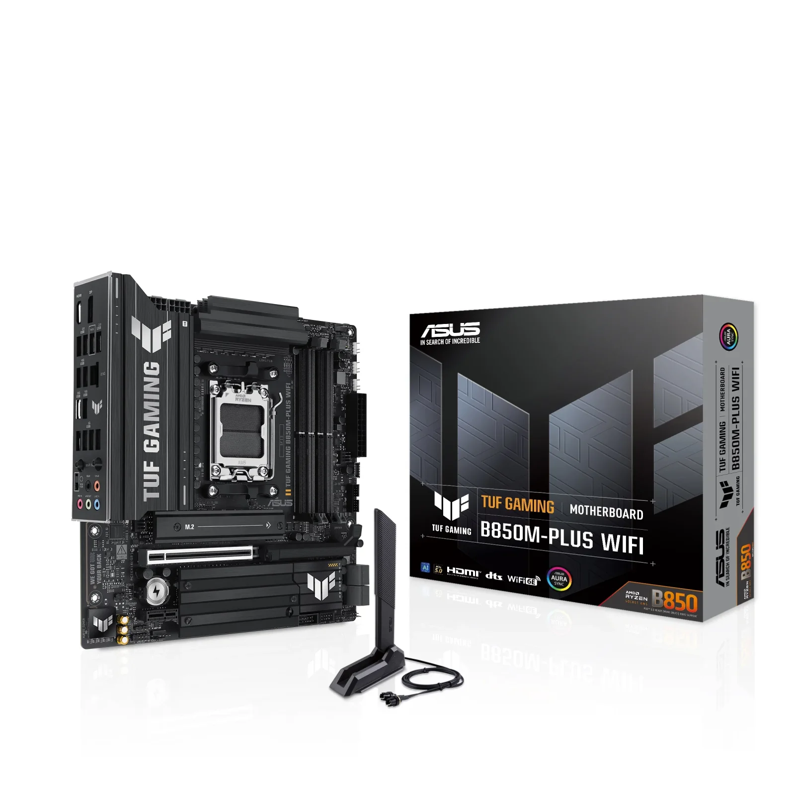 Материнська плата Asus TUF Gaming B850M-Plus WiFi Socket AM5 UA