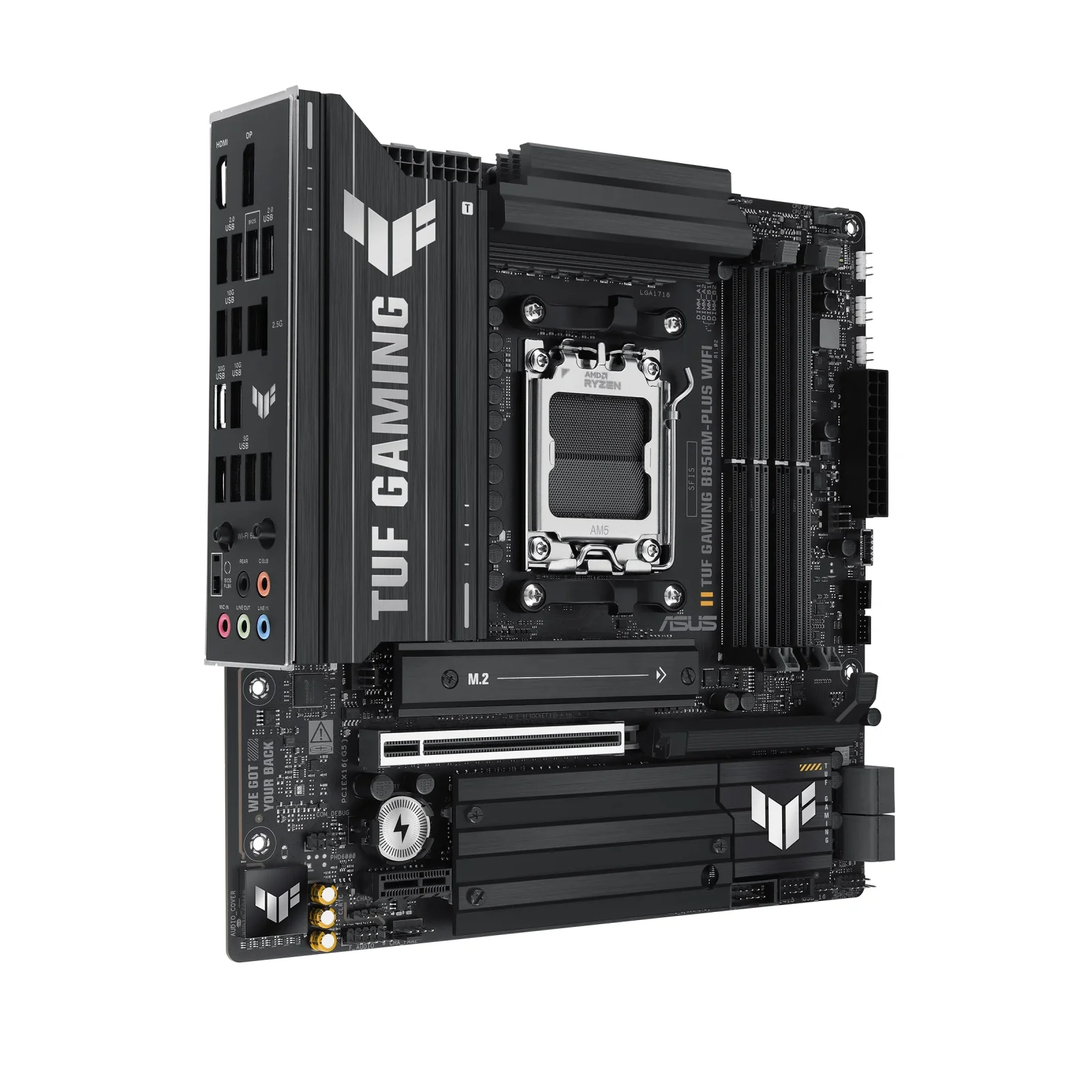 Материнська плата Asus TUF Gaming B850M-Plus WiFi Socket AM5 UA