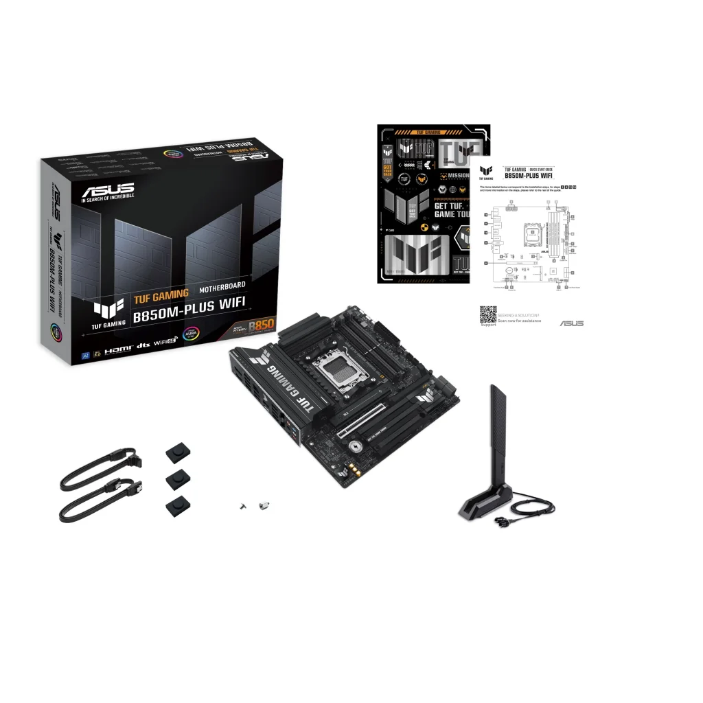Материнська плата Asus TUF Gaming B850M-Plus WiFi Socket AM5 UA