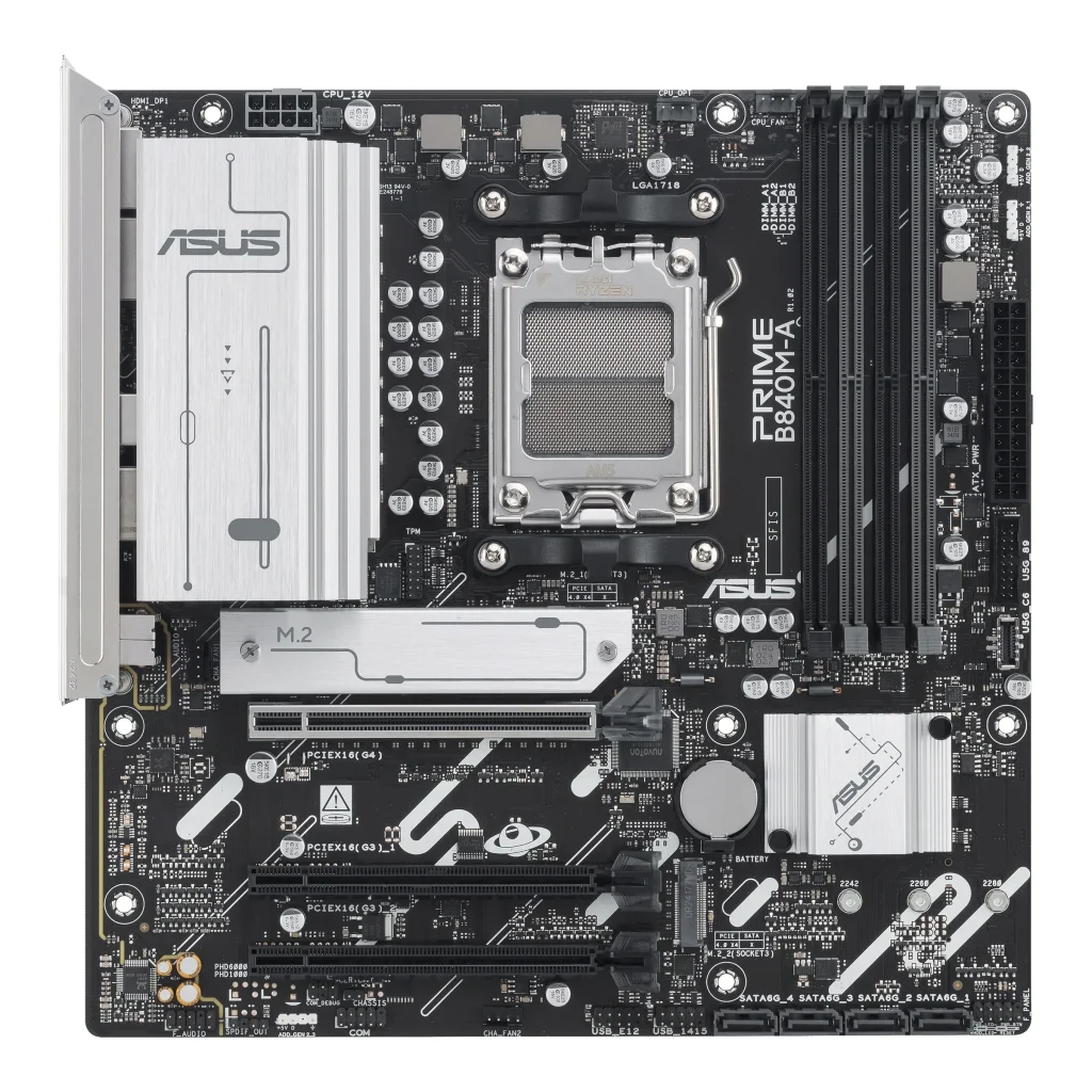 Материнская плата Asus Prime B840M-A-CSM Socket AM5 UA