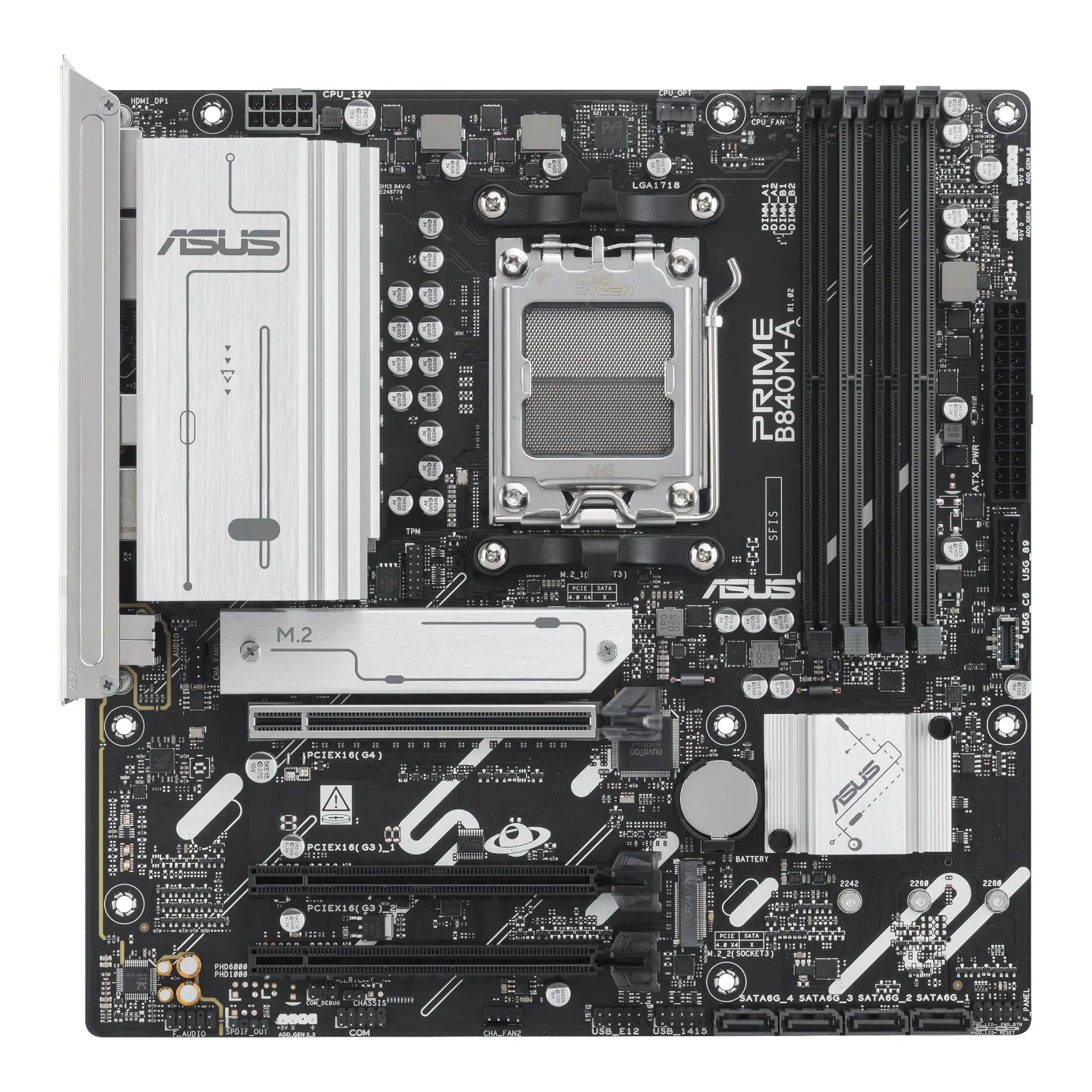 Материнська плата Asus Prime B840M-A-CSM Socket AM5 UA