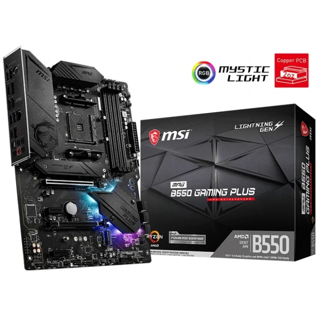 Материнська плата MSI MPG B550 Gaming Plus Socket AM4 UA