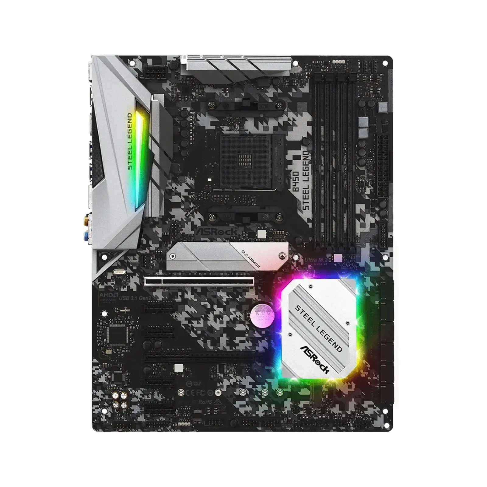 Материнська плата ASRock B450 Steel Legend Socket AM4 UA