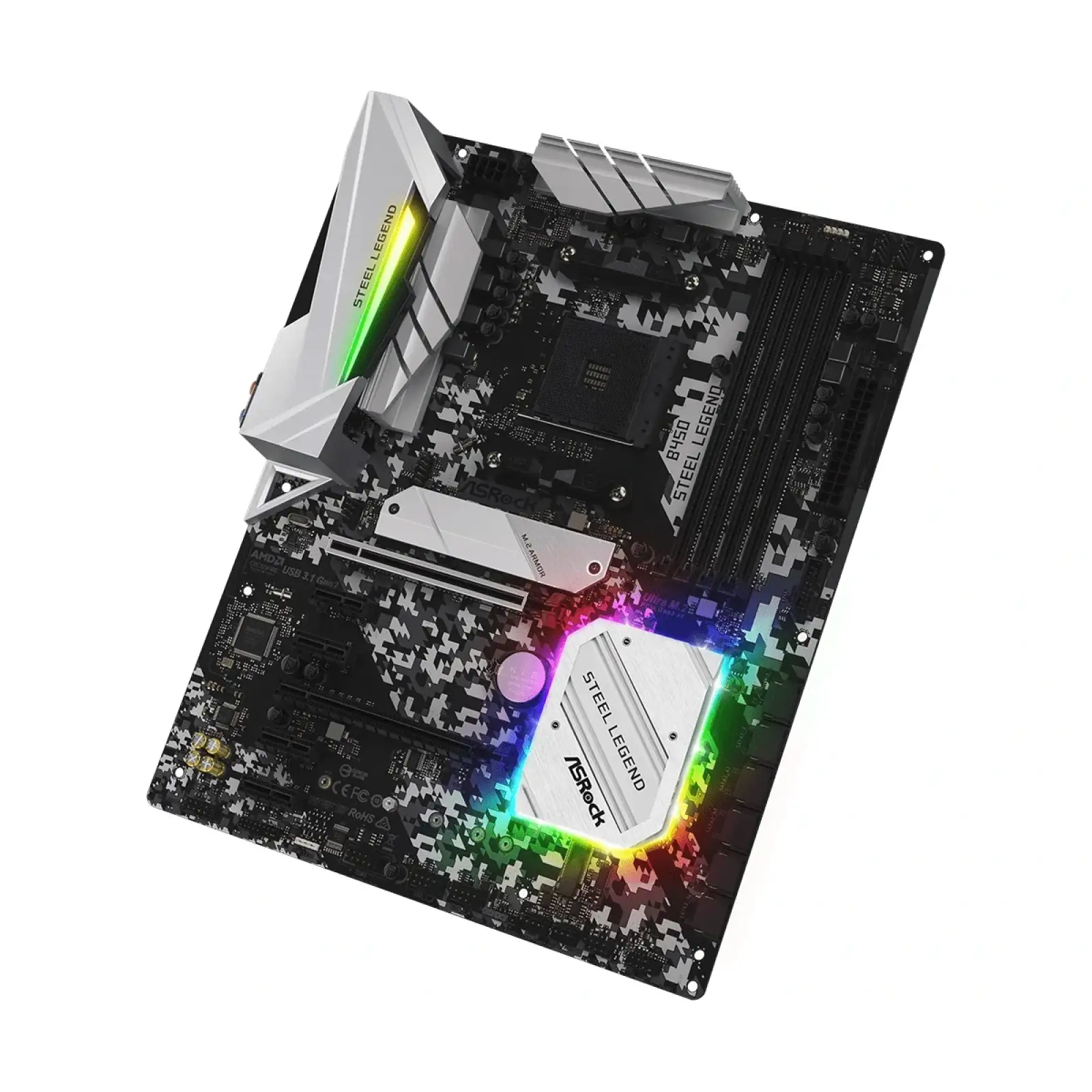 Материнська плата ASRock B450 Steel Legend Socket AM4 UA