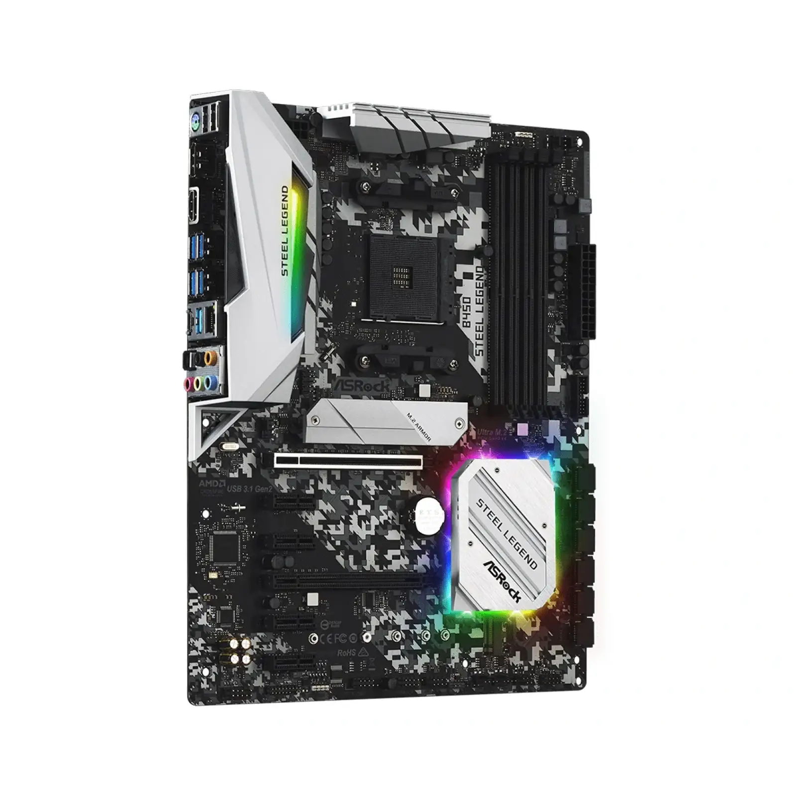 Материнська плата ASRock B450 Steel Legend Socket AM4 UA