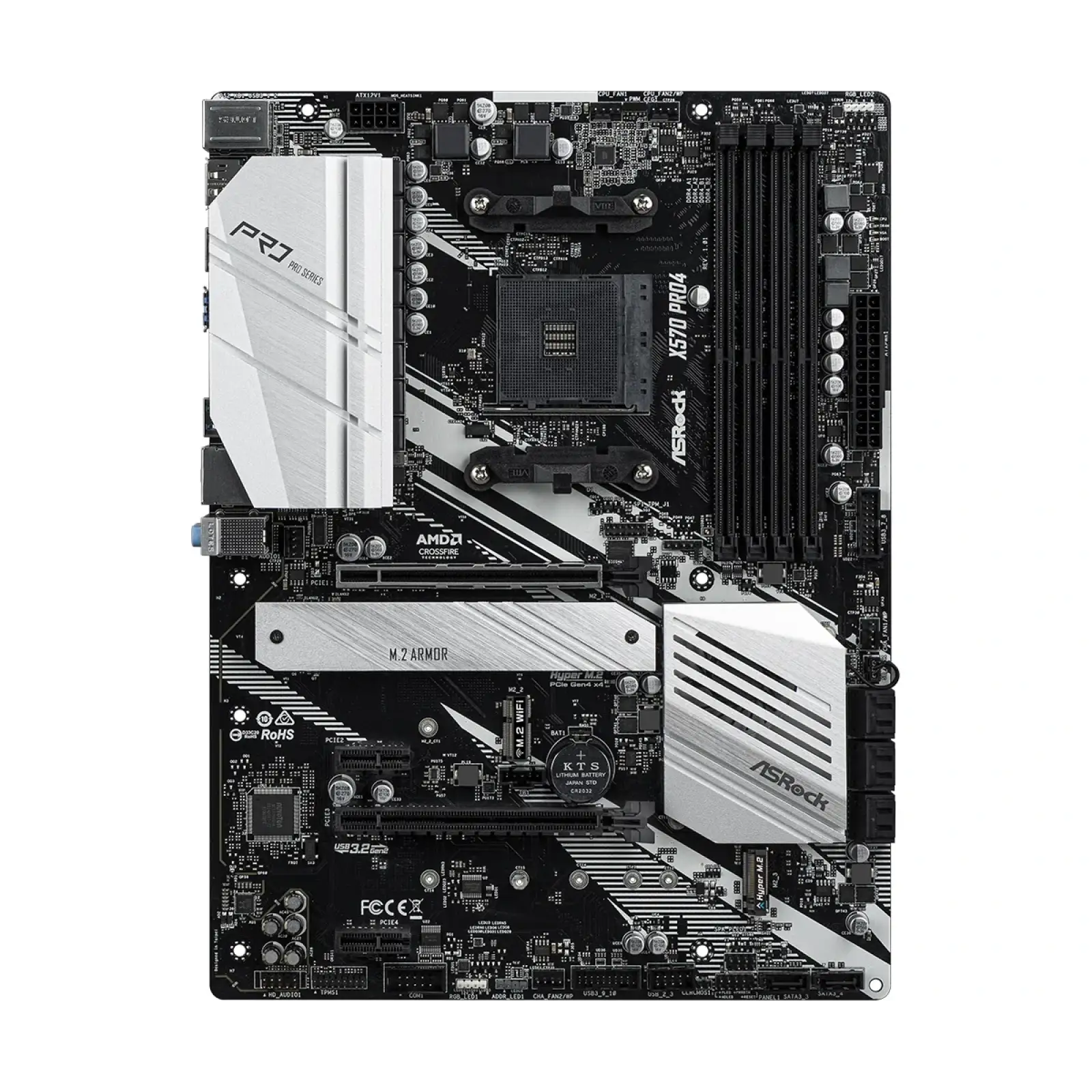 Материнська плата ASRock X570 Pro4 Socket AM4 UA