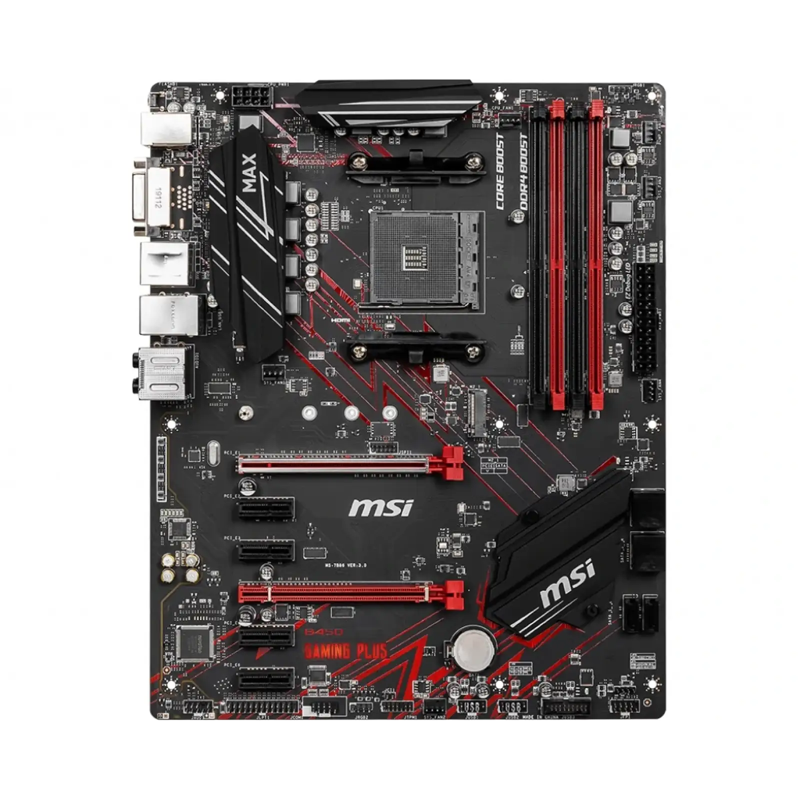 Материнська плата MSI B450 Gaming Plus Max Socket AM4 UA