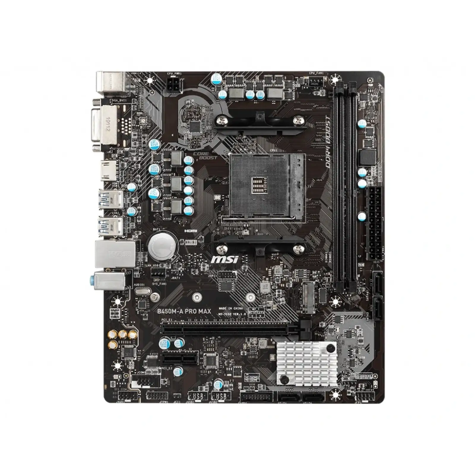 Материнська плата MSI B450M-A Pro Max Socket AM4 UA