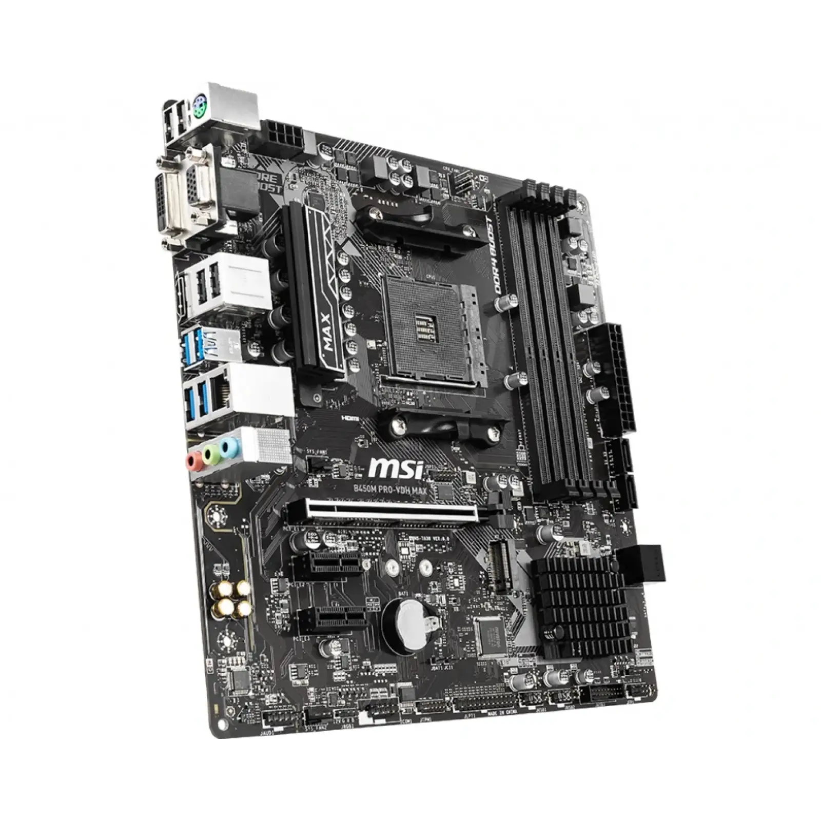 Материнська плата MSI B450M Pro-VDH Max Socket AM4 UA