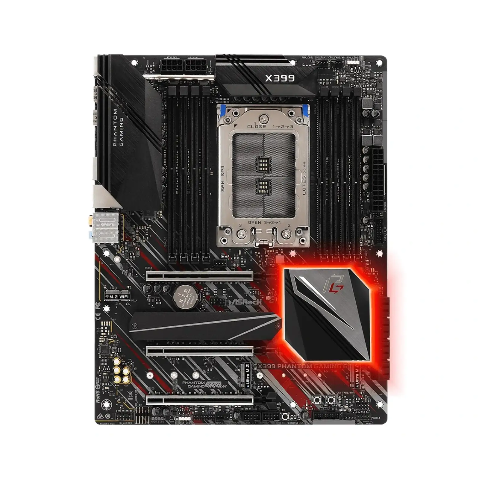 Материнська плата ASRock X399 Phantom Gaming 6 Socket TR4 UA