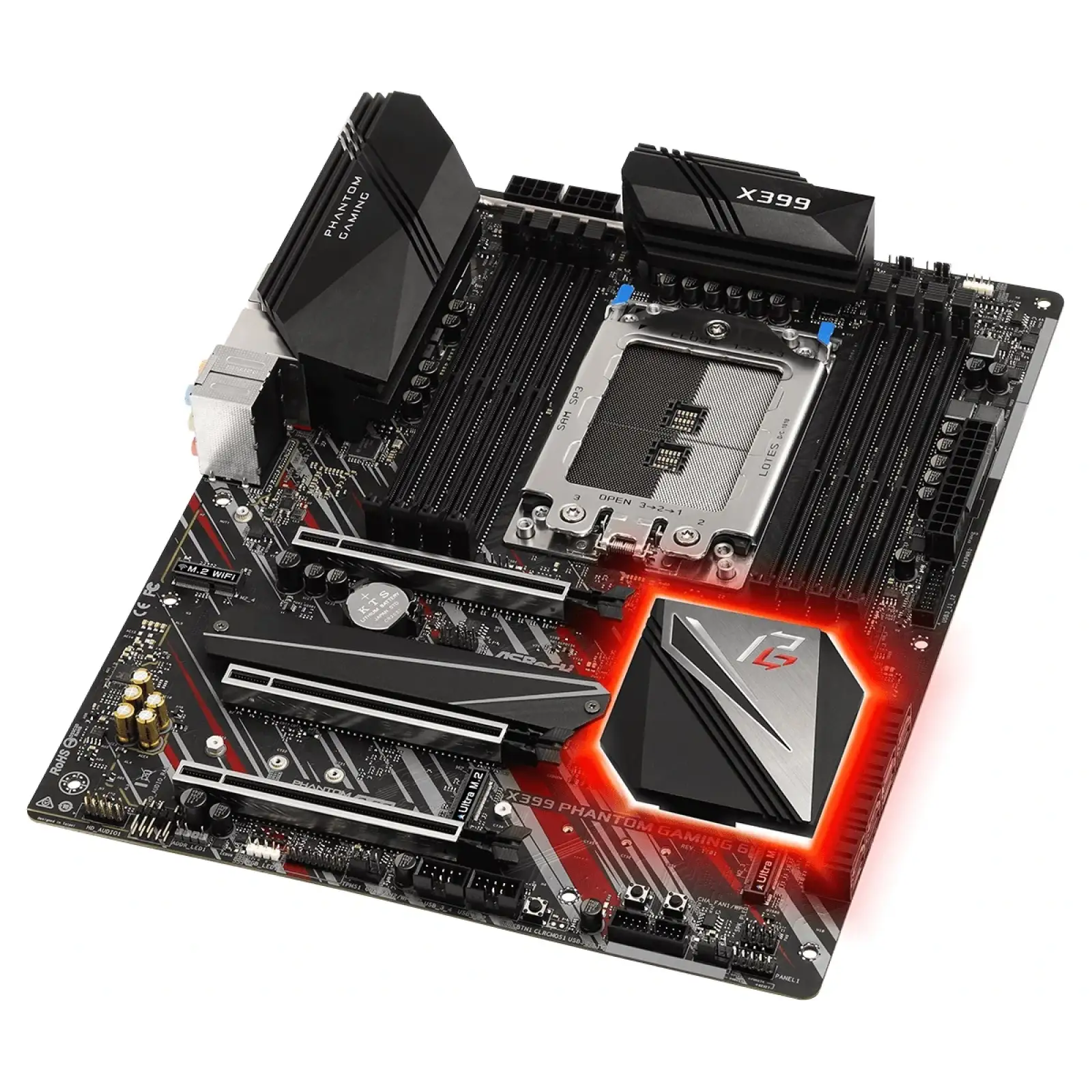 Материнська плата ASRock X399 Phantom Gaming 6 Socket TR4 UA