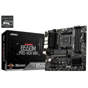 Материнская плата MSI B550M PRO-VDH Wi-Fi Socket AM4, B550M PRO-VDH WIFI UA