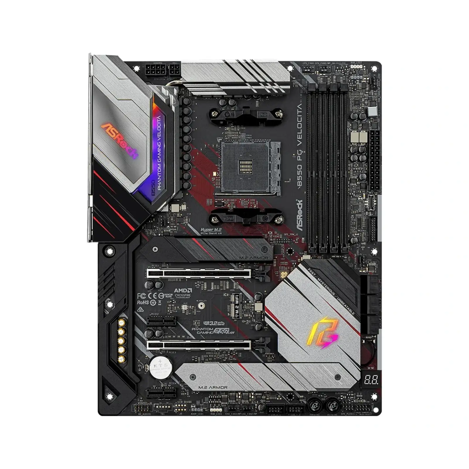 Материнская плата ASRock B550 PG Velocita Socket AM4 UA