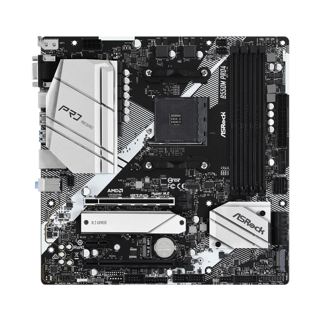 Материнская плата ASRock B550M Pro4 Socket AM4 UA
