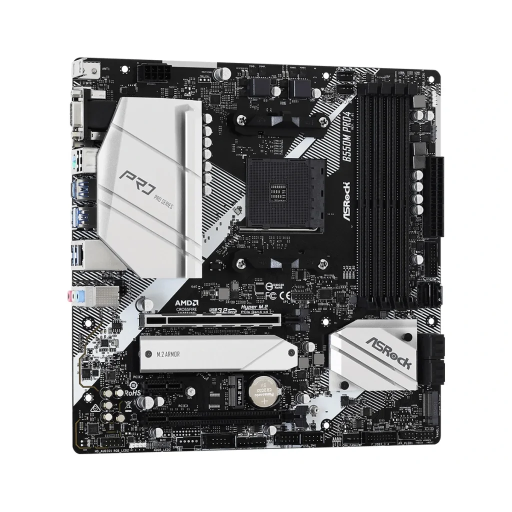 Материнская плата ASRock B550M Pro4 Socket AM4 UA