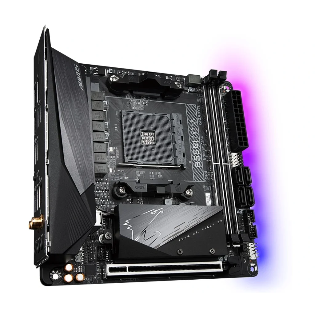 Материнская плата Gigabyte B550I Aorus Pro AX Socket AM4 UA