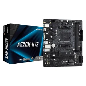 Материнская плата ASRock A520M-HVS Socket AM4 UA