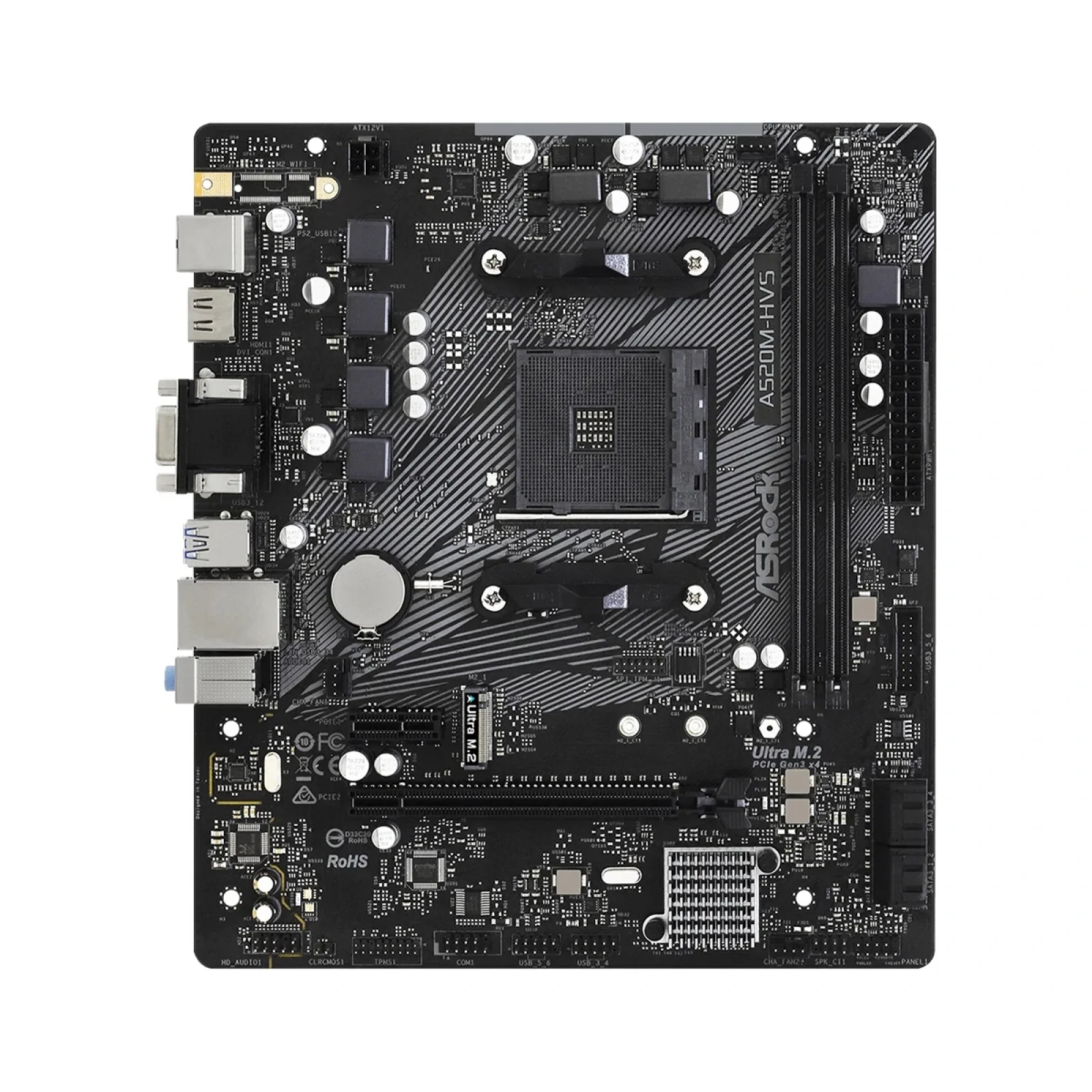 Материнська плата ASRock A520M-HVS Socket AM4 UA