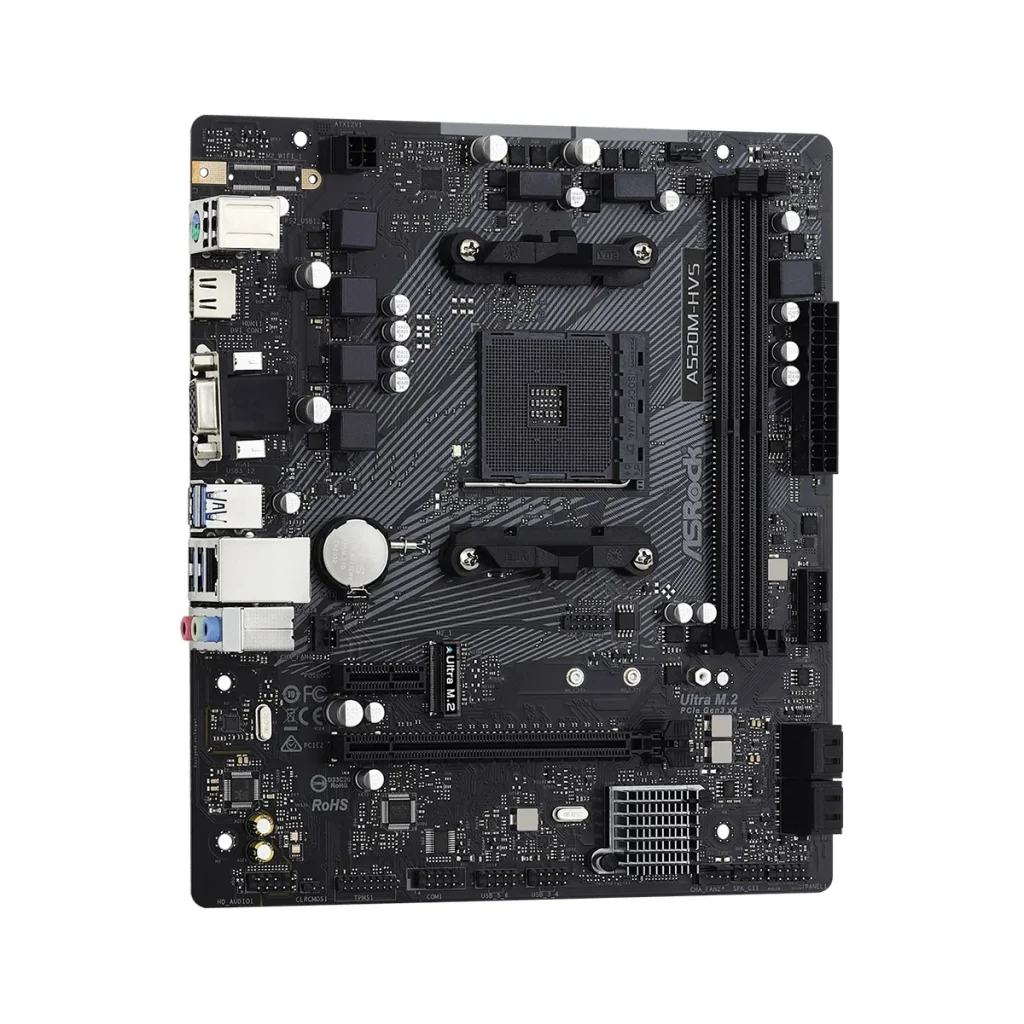 Материнська плата ASRock A520M-HVS Socket AM4 UA