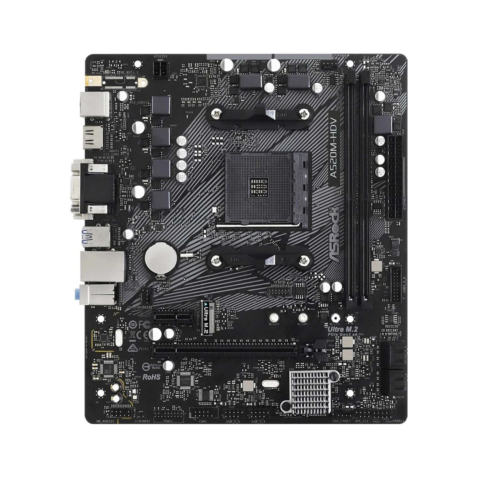 Материнська плата ASRock A520M-HDV Socket AM4 UA